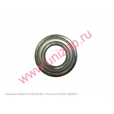 Подшипник 30х62х16 (6 206 ZZ) SKF, в/з 044765, 49028767